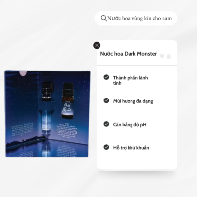 Nước hoa vùng kín nam Dark Monster