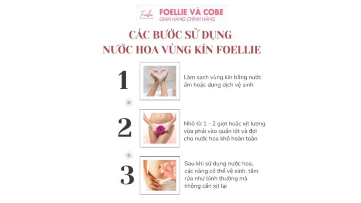 Cách xịt nước hoa vùng kín Foeliievacobe đúng cách