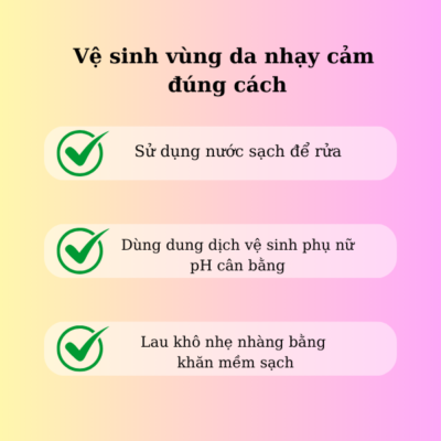 cách chăm sóc vùng da nhạy cảm cho phái nữ