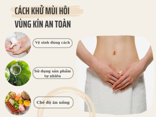 Khử mùi hôi vùng kín an toàn